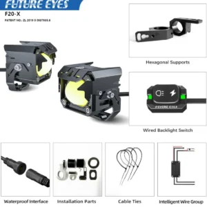 Future Eyes F 20-X Dual Colour Auxillary Lights