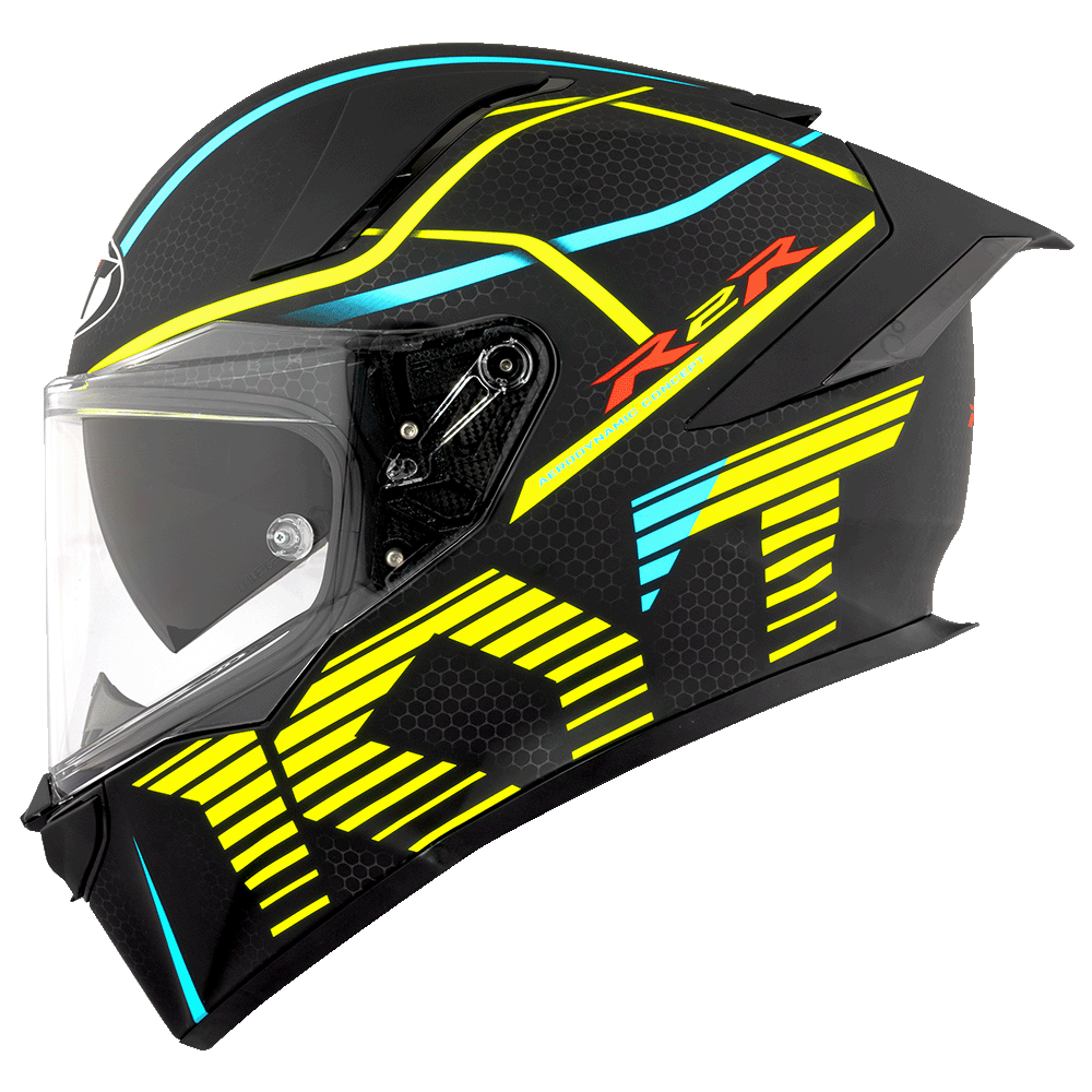 KYT R2R PRO CONCEPT MATT BLACK YELLOW