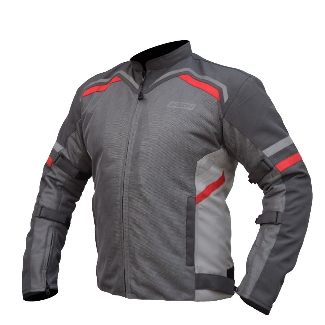 BISON RAPTOR V.2 – GREY RED JACKET - Image 3