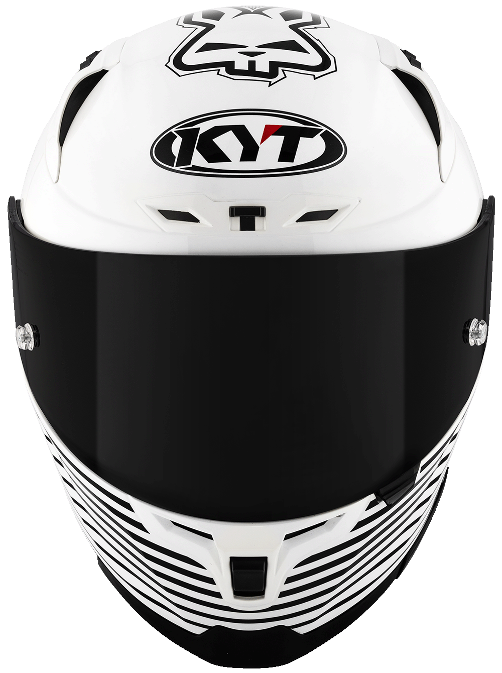 KYT Striker AF37 Livery White Black - Image 3