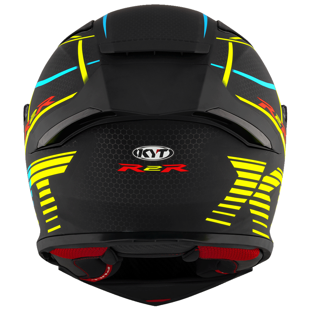 KYT R2R PRO CONCEPT MATT BLACK YELLOW - Image 7