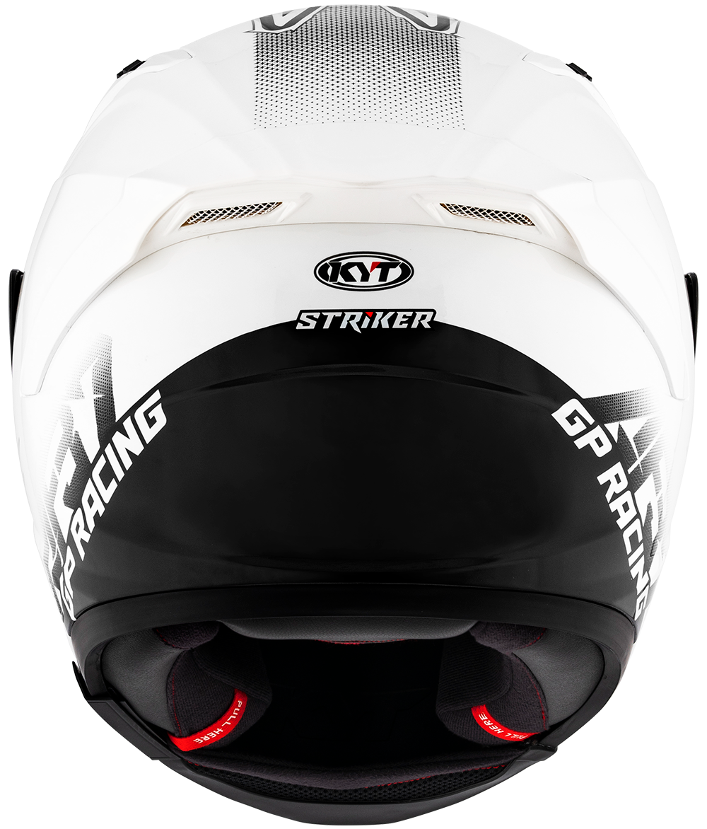 KYT Striker AF37 Livery White Black - Image 7