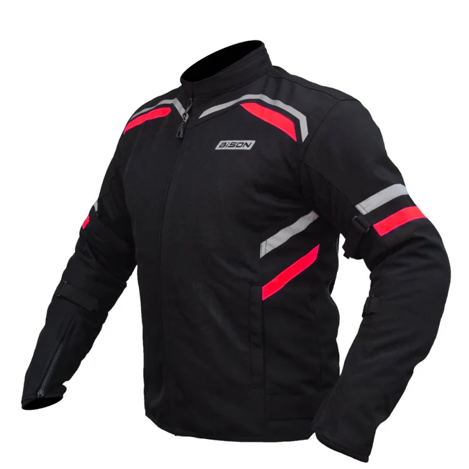 BISON RAPTOR V.2 – BLACK RED JACKET - Image 4