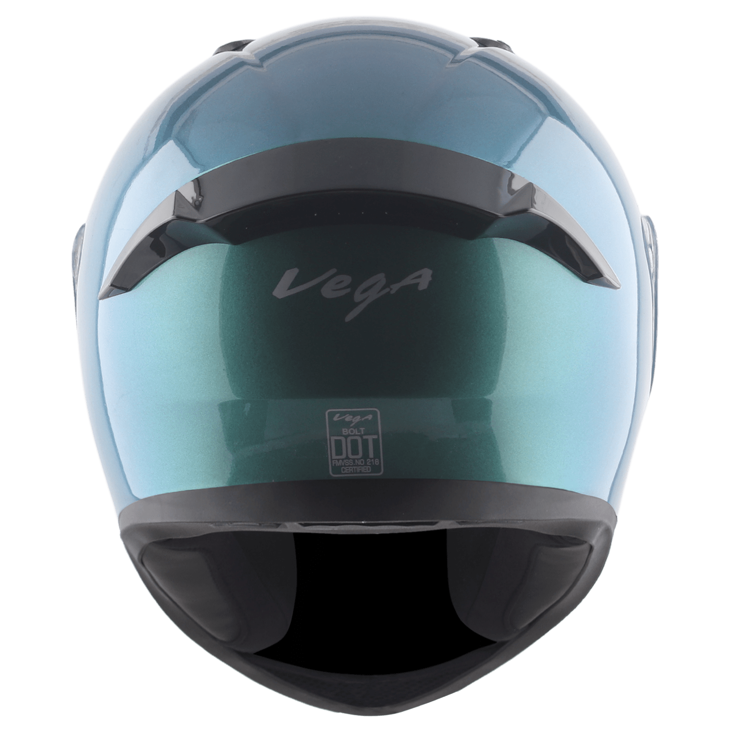 Bolt Dual Tone Helmet - Aqua Blue - Image 3