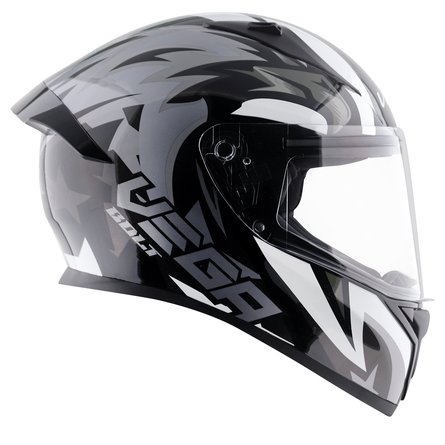 Bolt Speedx Helmet - Black Grey - Image 3