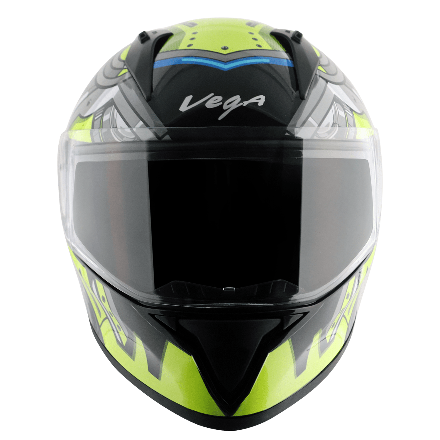 Bolt Superhero Helmet - Black Neon Yellow