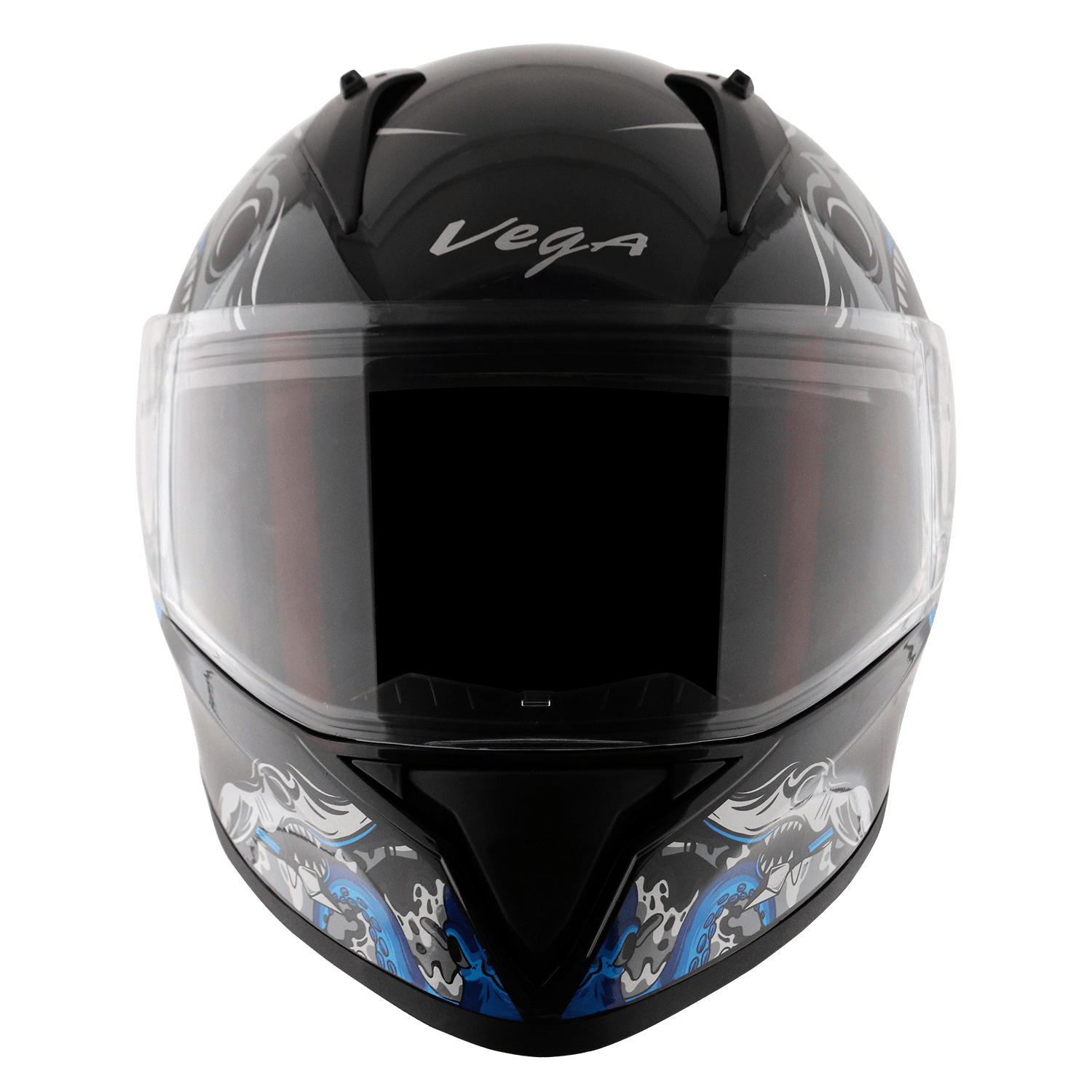 Bolt Octopus Helmet - Black Blue