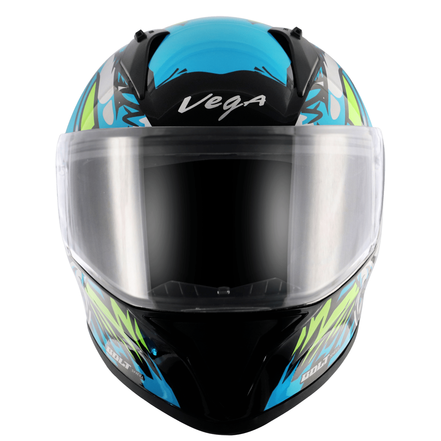 Bolt Bunny Helmet - Black Neon Blue