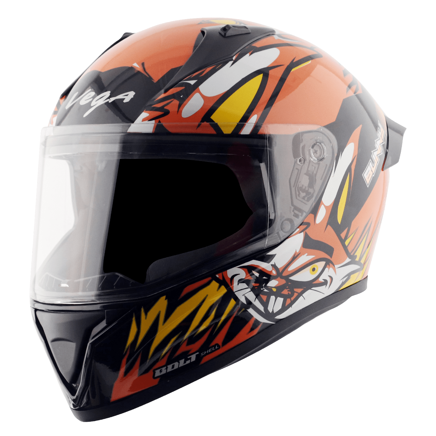 Bolt Bunny Helmet - Black Orange - Image 2