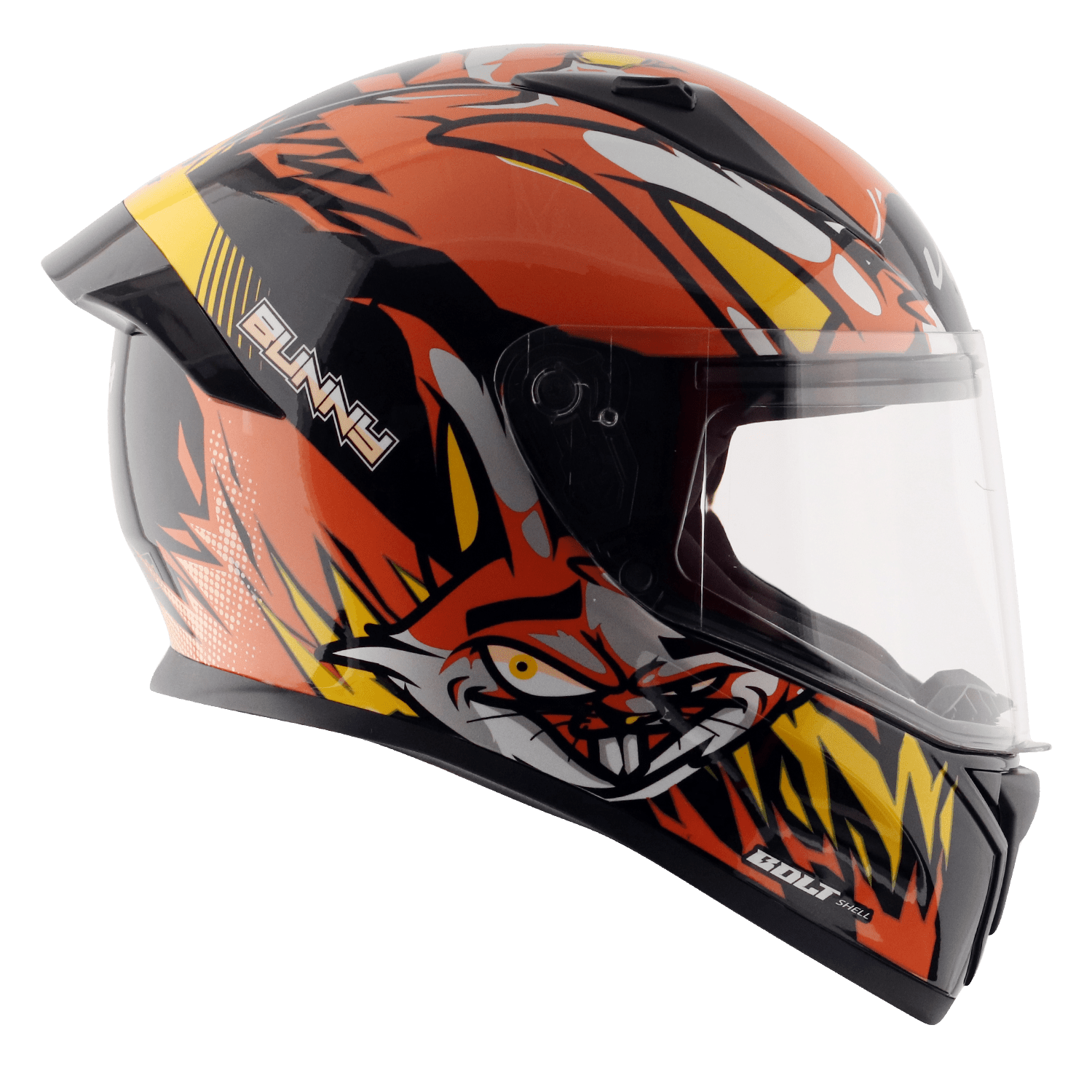 Bolt Bunny Helmet - Black Orange - Image 4