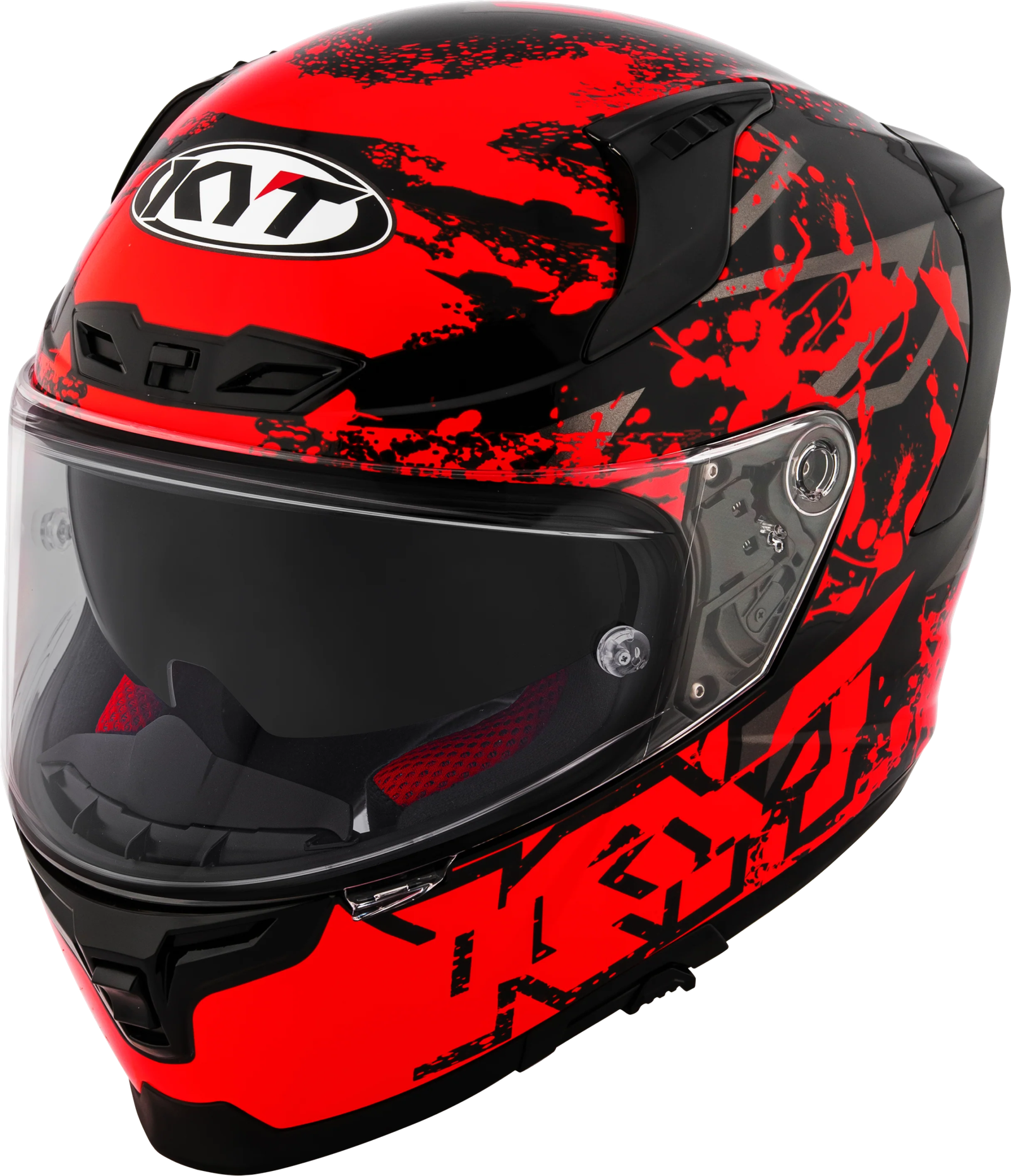 KYT STRIKER 2V NEUTRON RED - Image 2