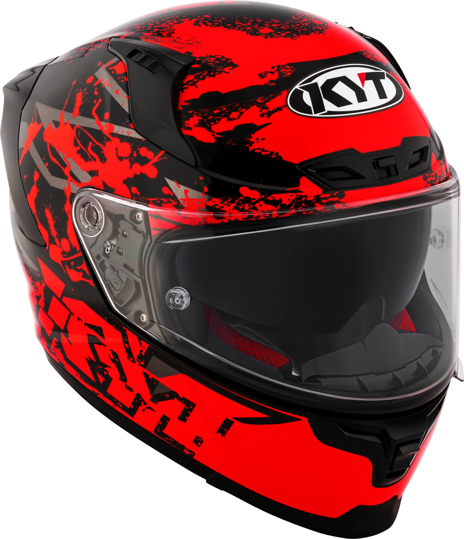 KYT STRIKER 2V NEUTRON RED - Image 4