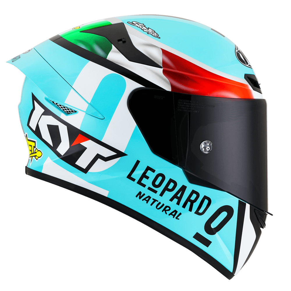 KYT TT-REVO Course Dennis Foggia Replica Helmet - Image 7