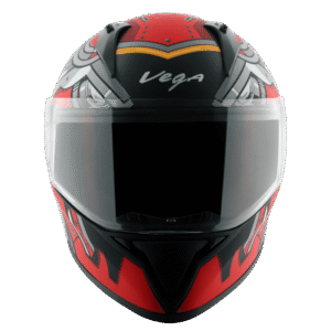 Bolt Superhero Helmet - Dull Black Red