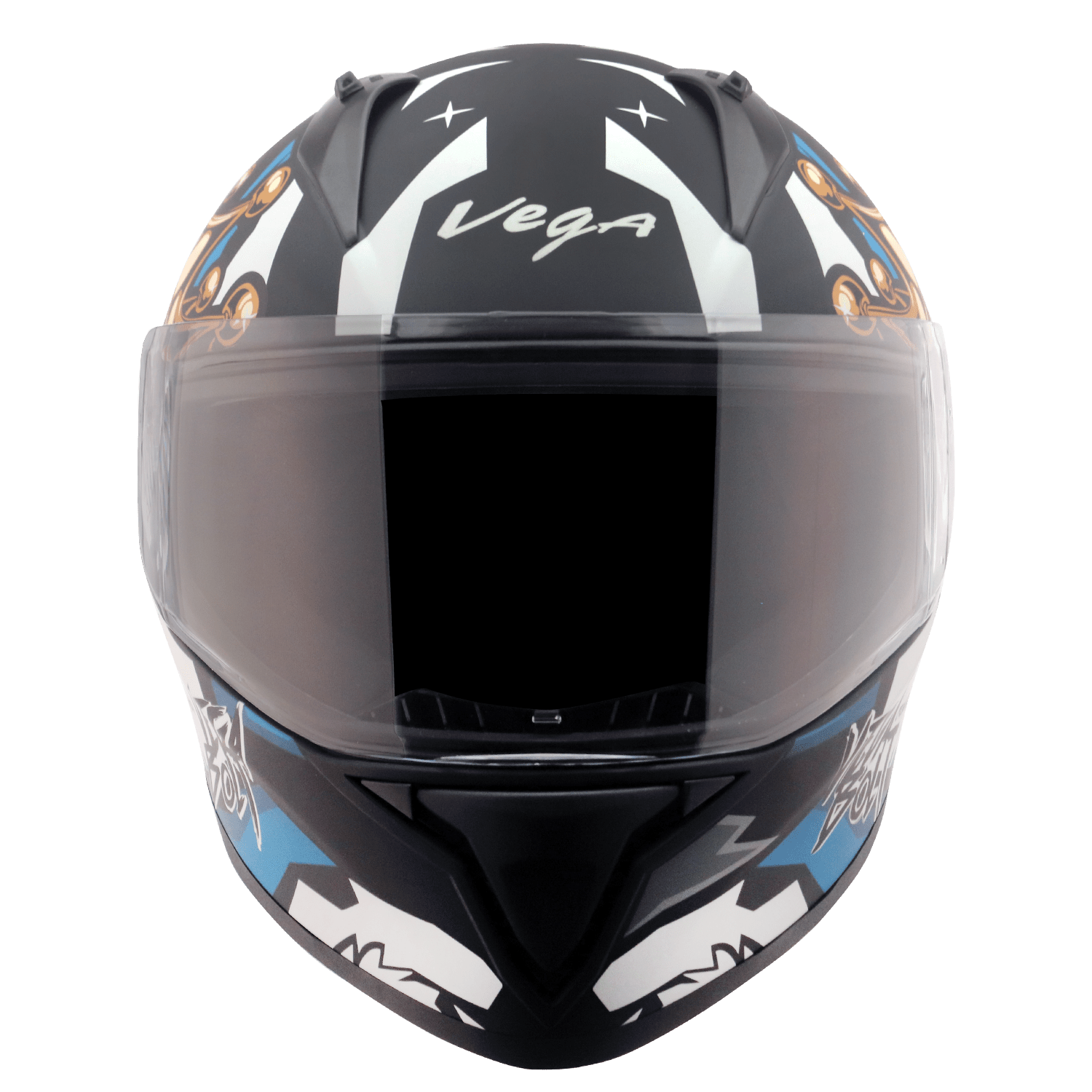Bolt Crown Men Helmet - Dull Black Blue