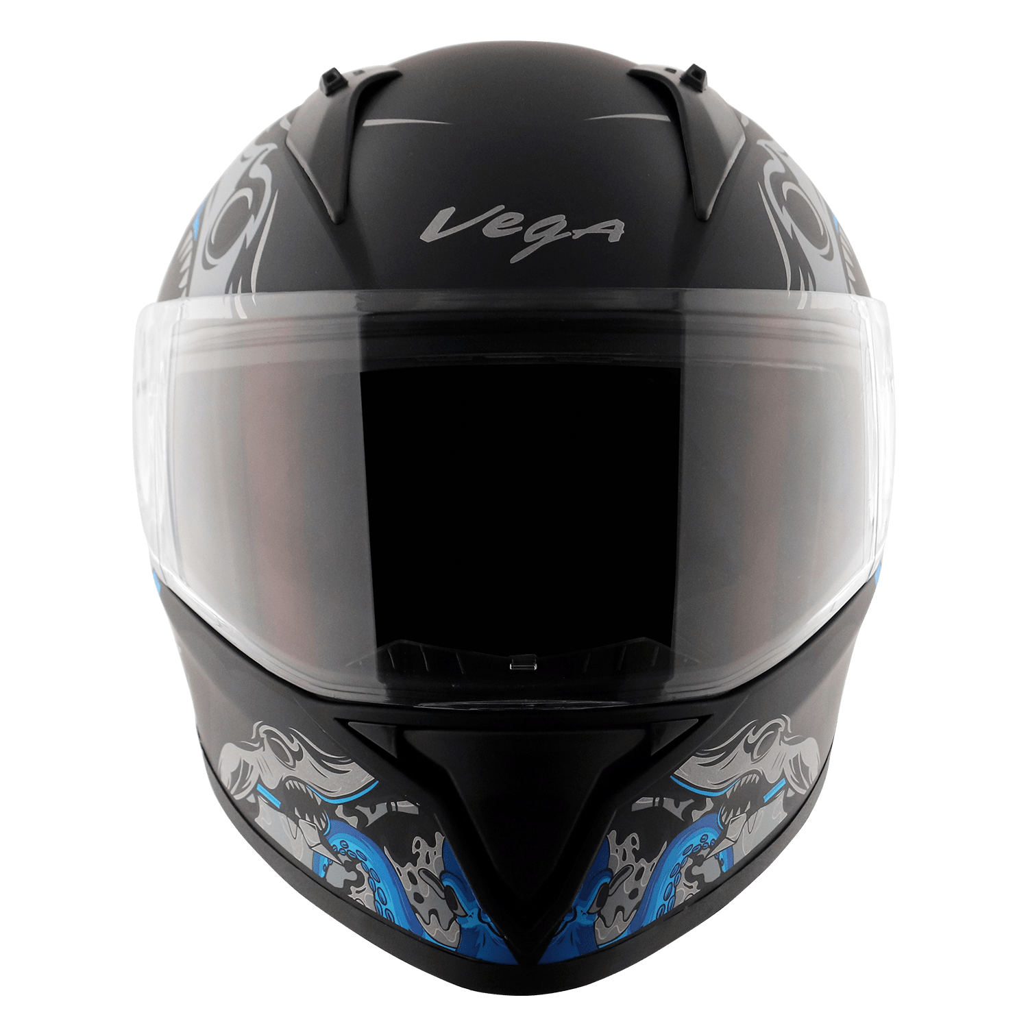 Bolt Octopus Helmet - Dull Black Blue