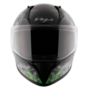 Bolt Octopus Helmet - Black Neon Green