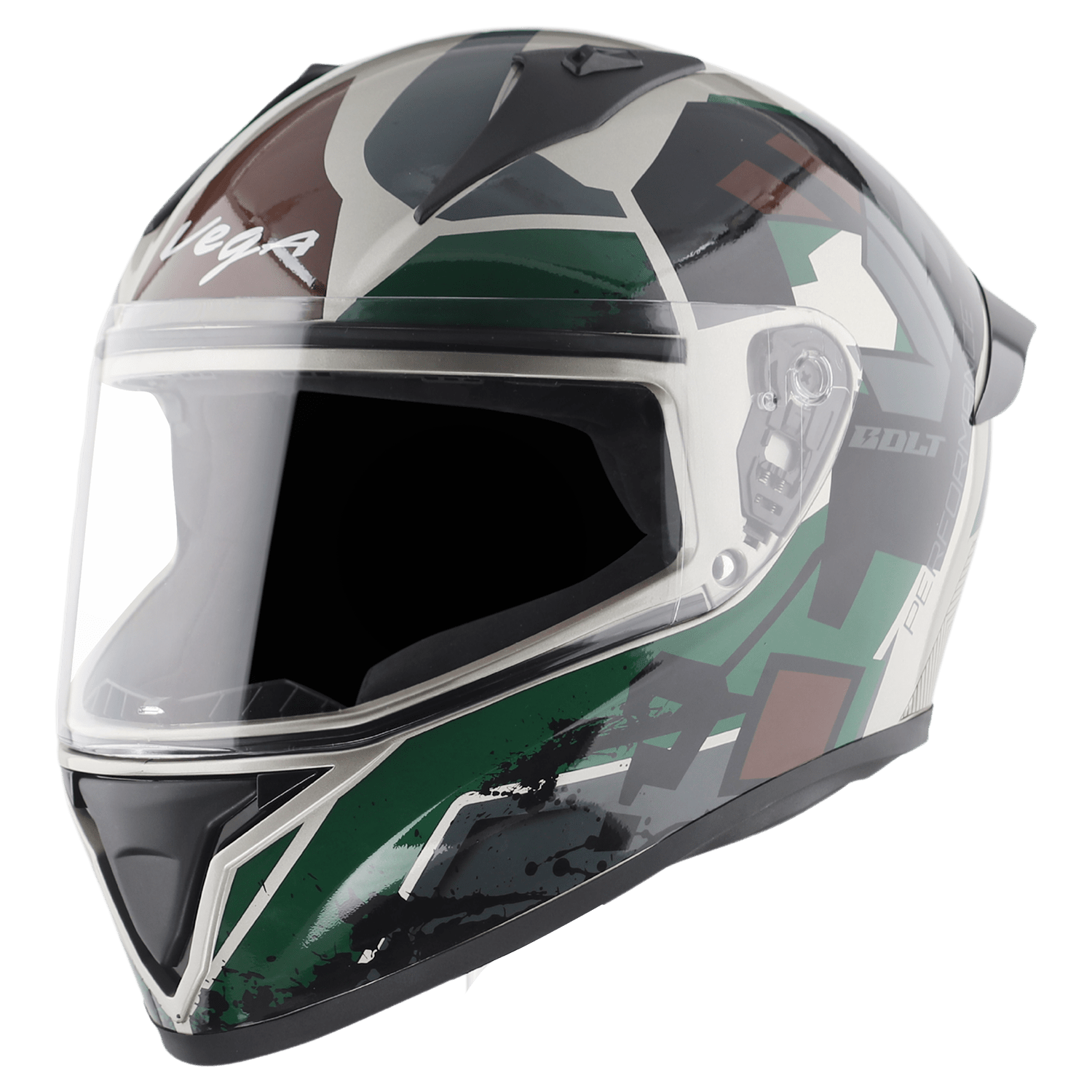 Bolt Army Helmet - MUD BATTLE GREEN - Image 2