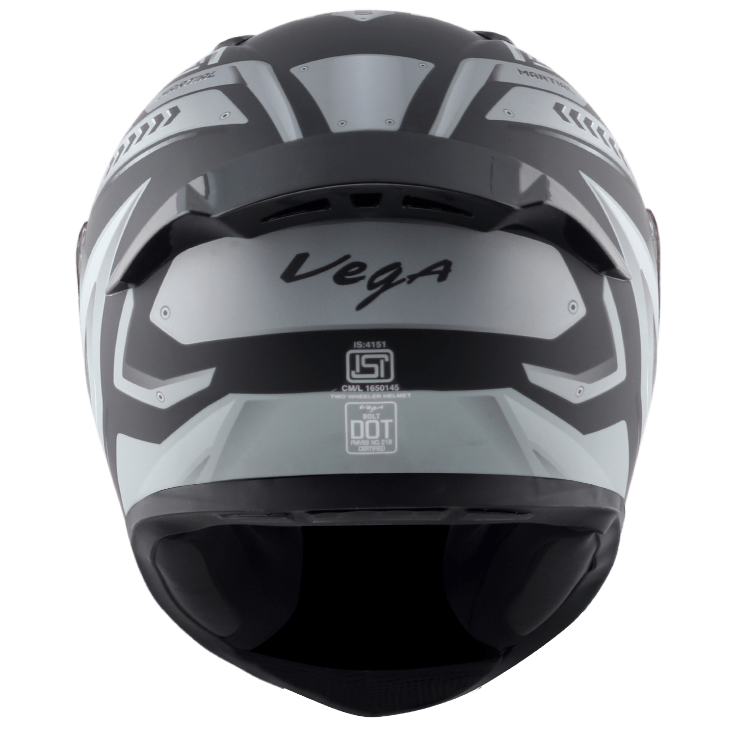 Bolt Martial Helmet - Dull Black Grey - Image 3