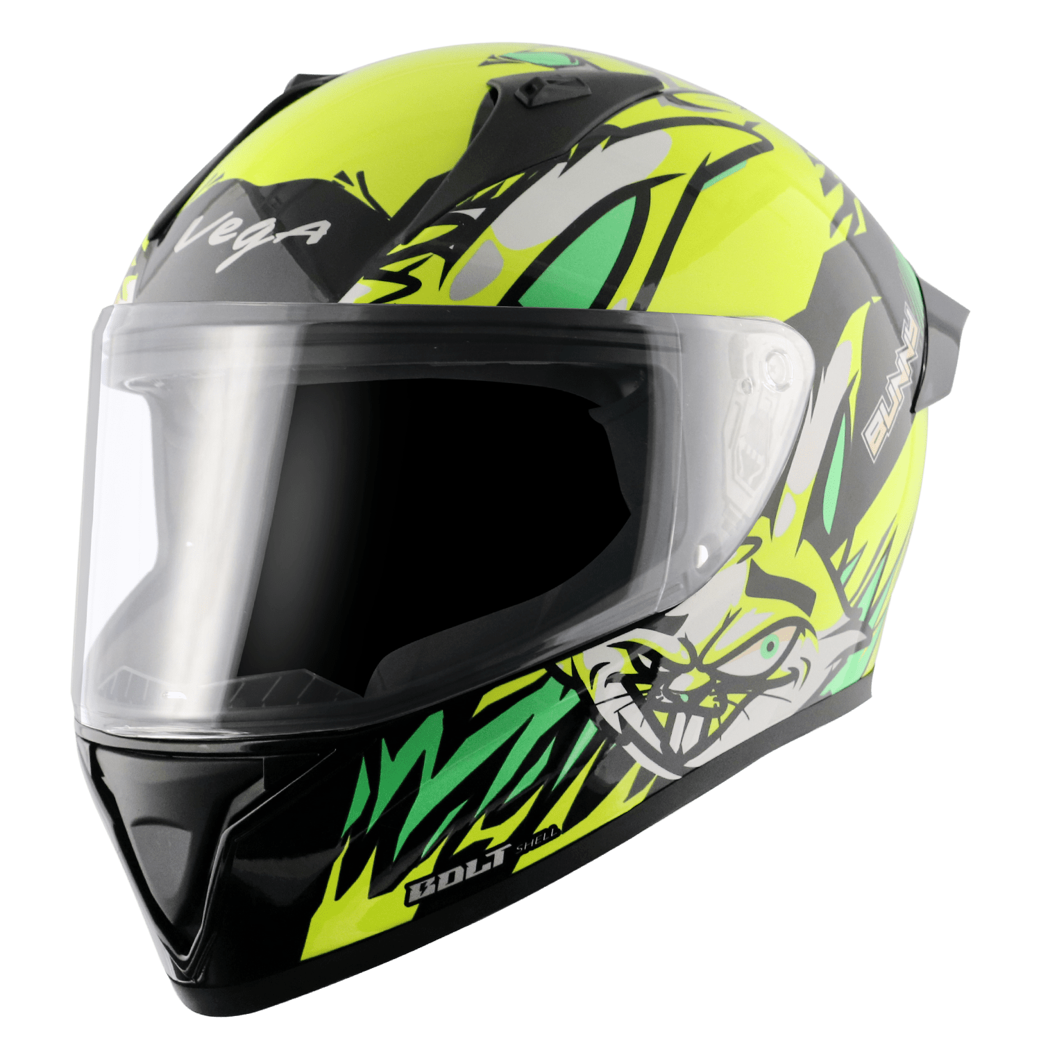 Bolt Bunny Helmet - Black Neon Yellow - Image 2