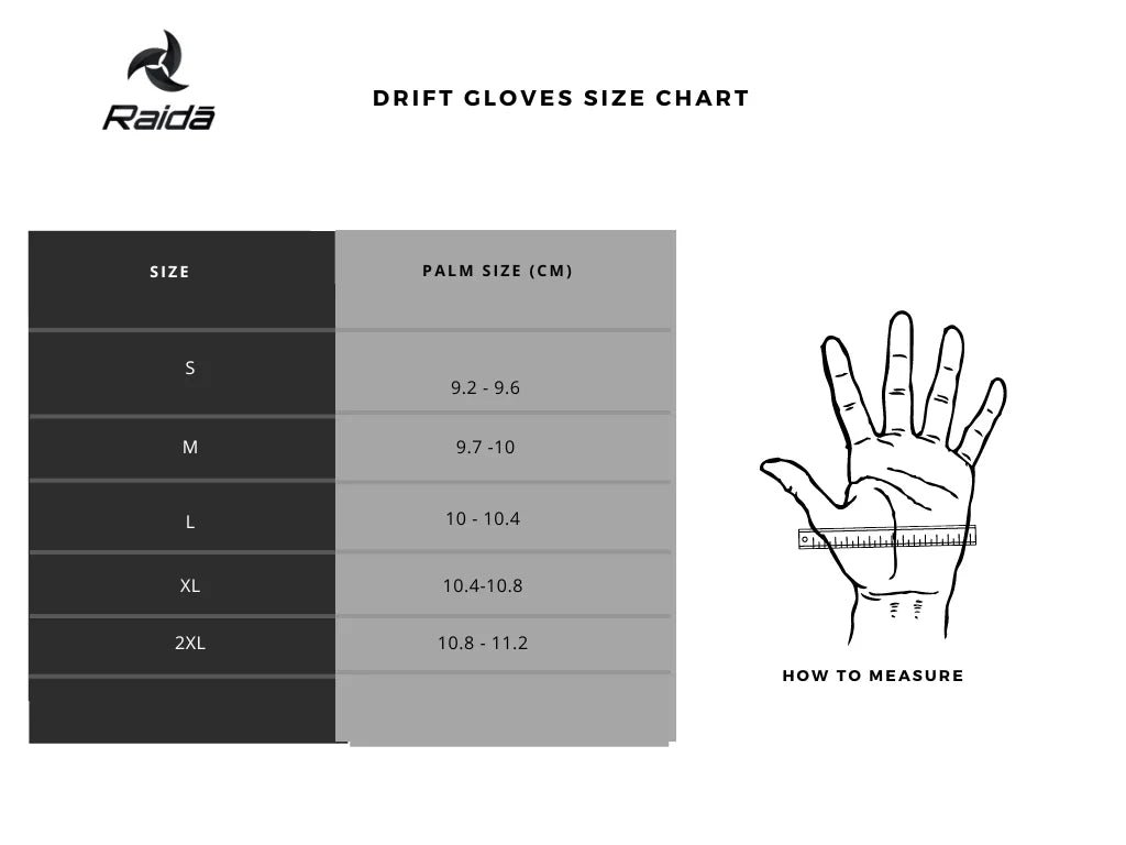 Raida Drift Motorcycle Gloves | Red - Image 8