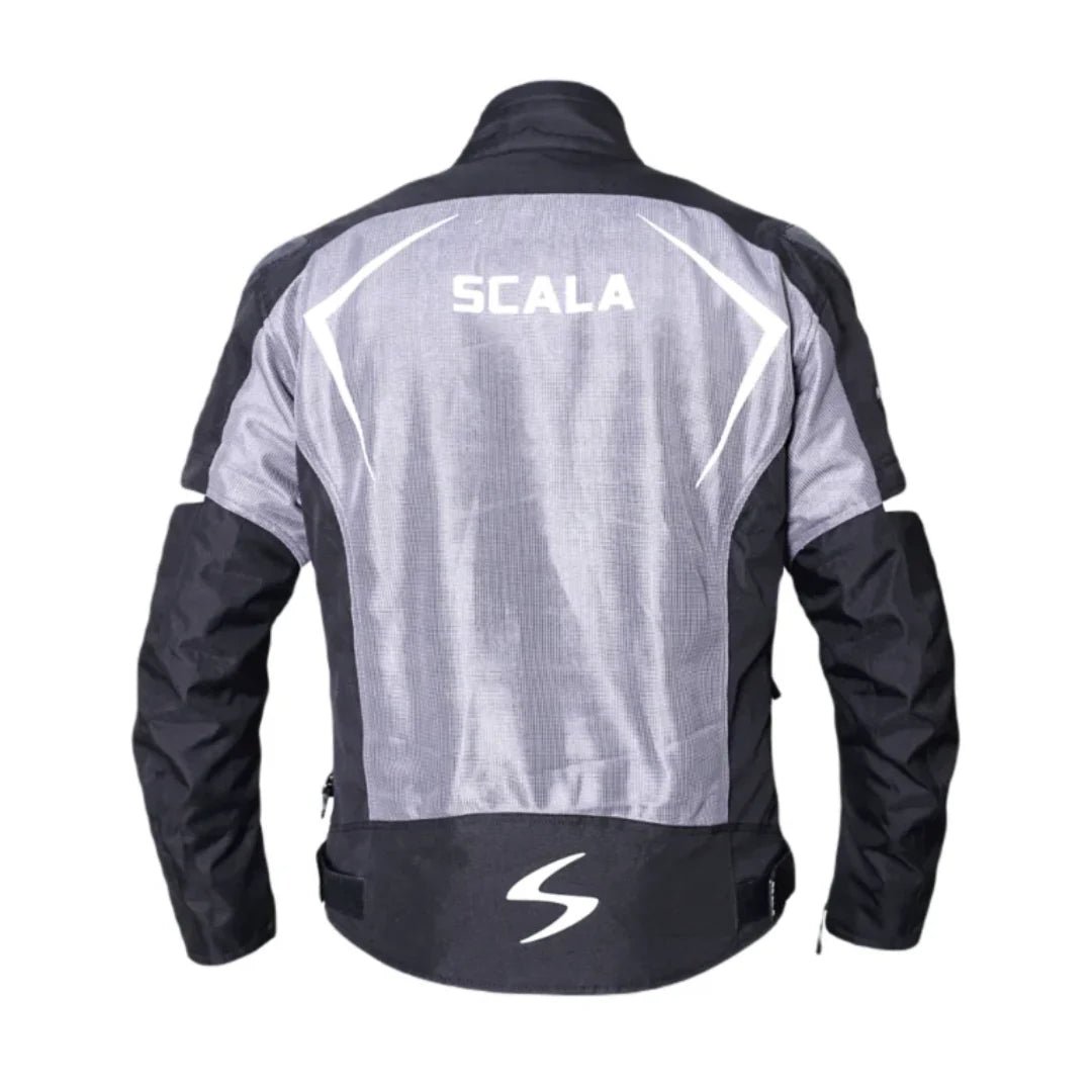 Scala Marvel V2 Riding Jacket - Black and Gray - Image 4