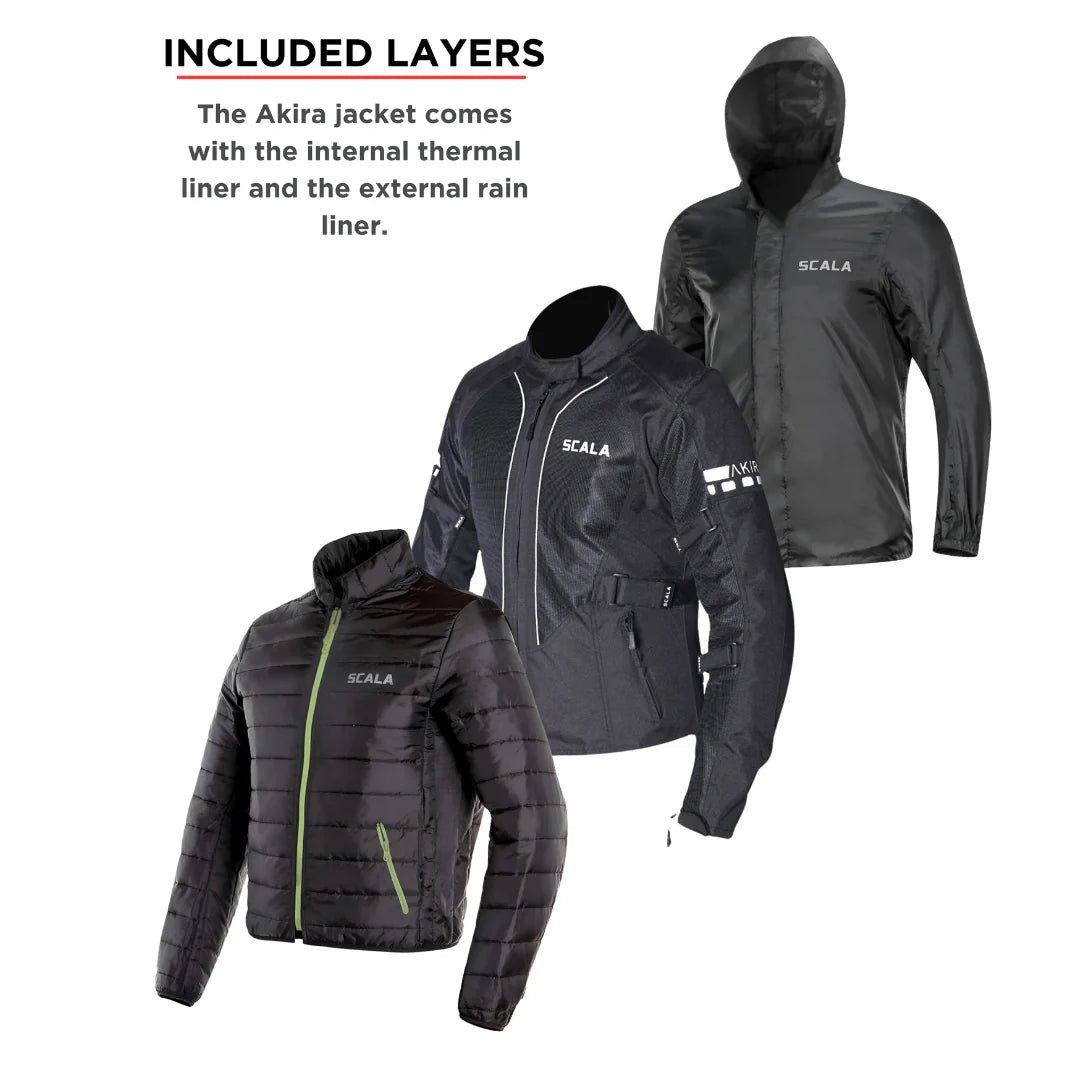 Scala Akira V2 Women Riding Jacket - Black - Image 5