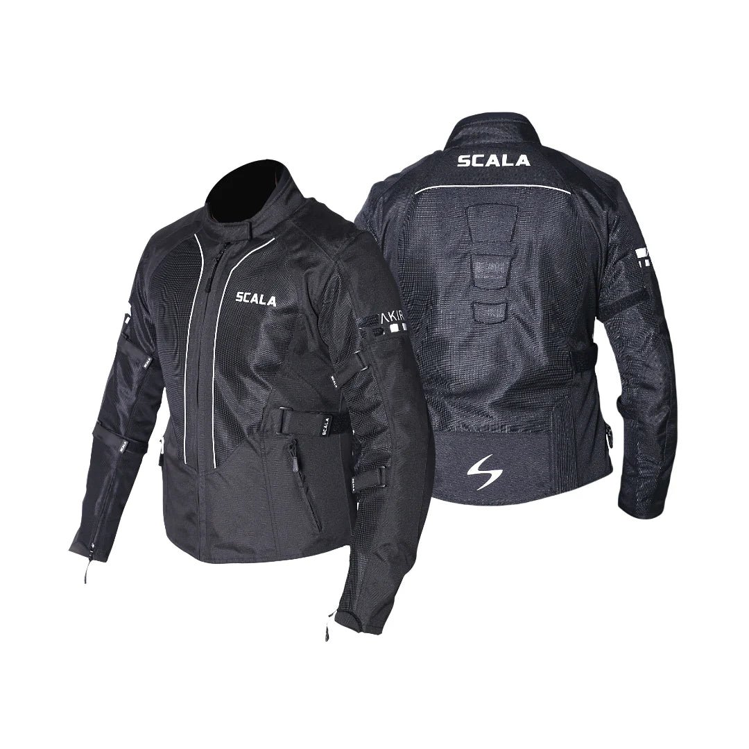 Scala Akira V2 Women Riding Jacket - Black - Image 6