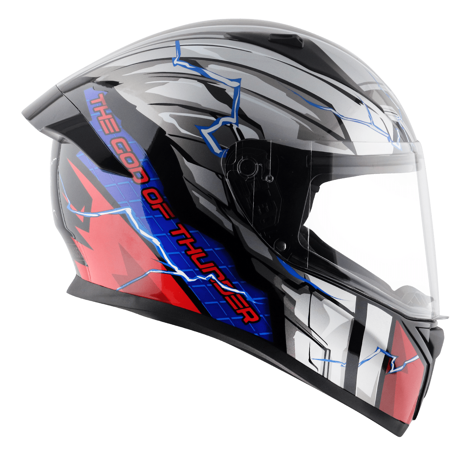 Bolt Marvel Thor Edition Helmet - Black Red - Image 4